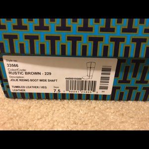 Tory Brunch Jolie leather riding boots